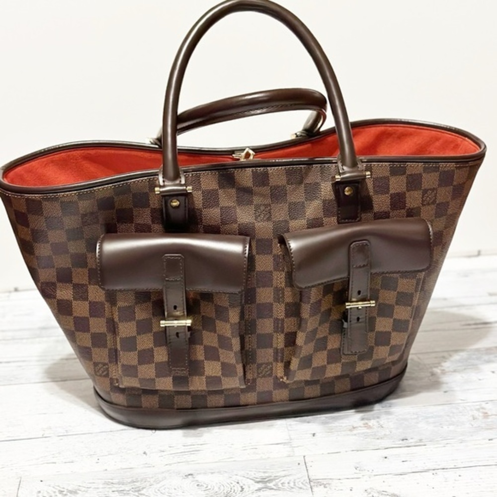Louis Vuitton Manosque Damier GM Handbag Purse